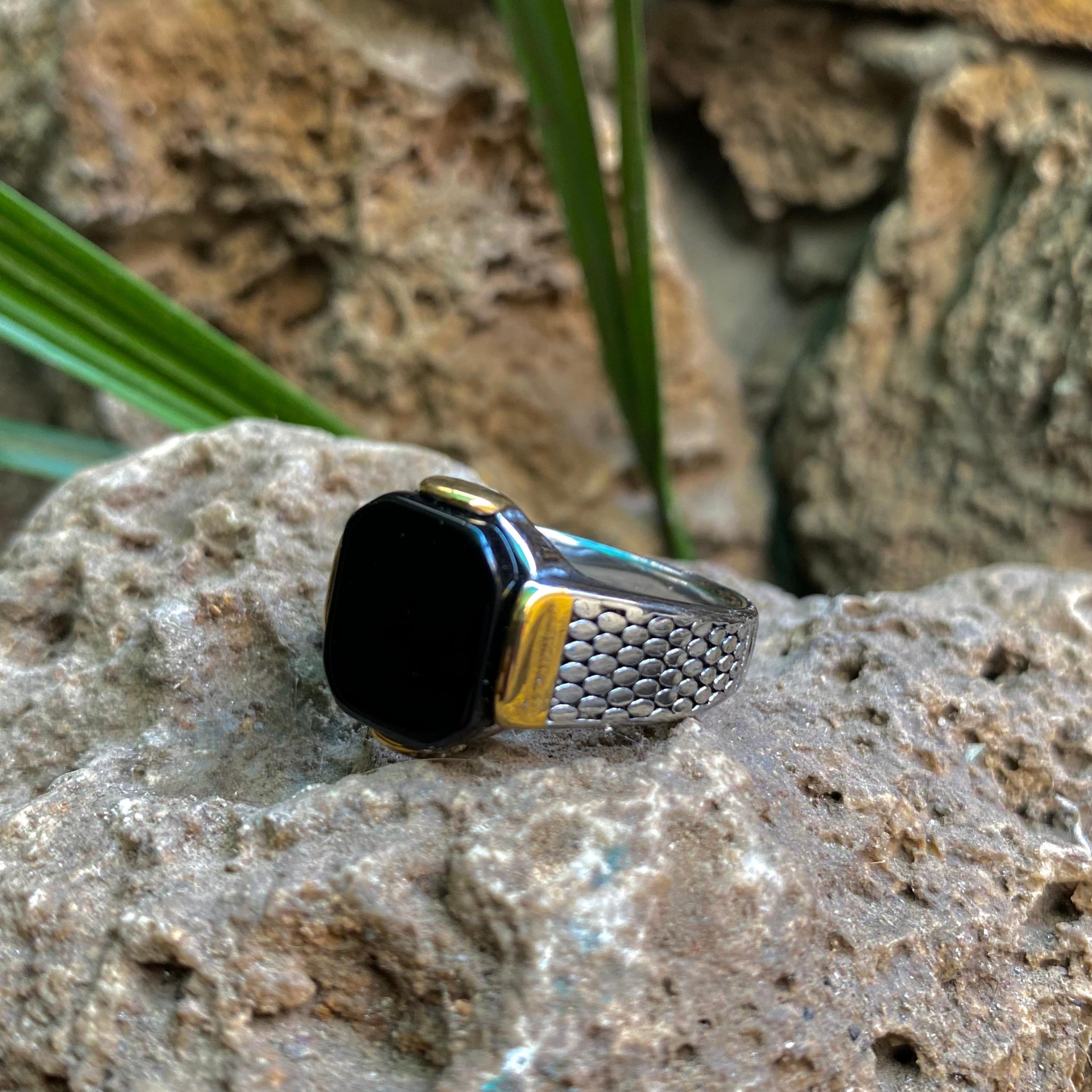 Two Tone Turkish Greek Ring