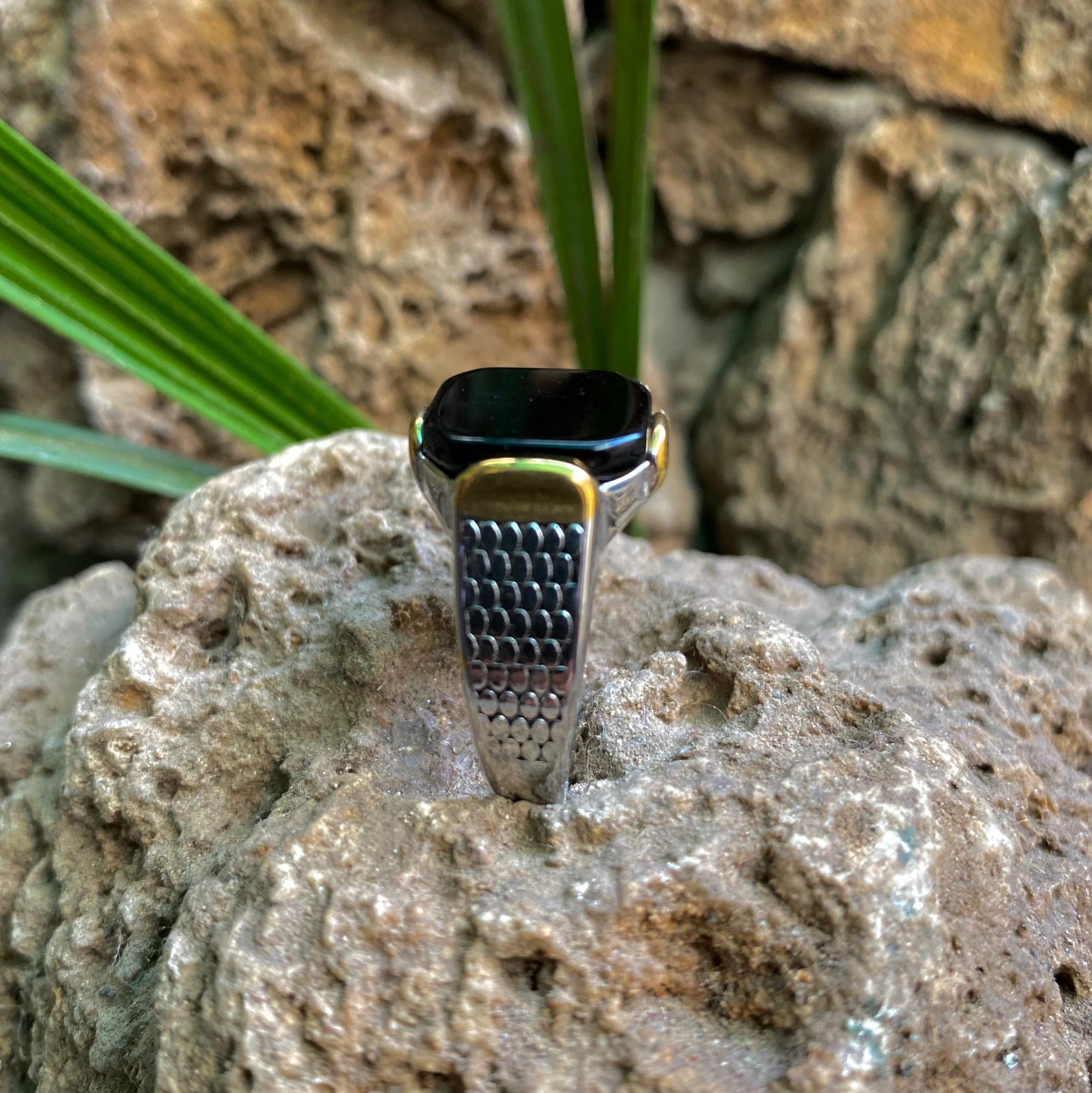 Two Tone Turkish Greek Ring