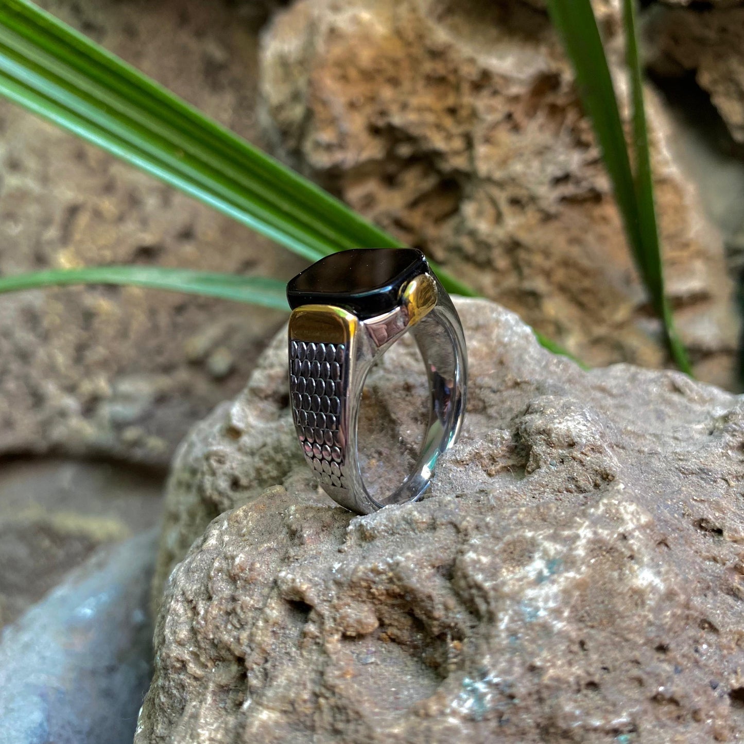 Two Tone Turkish Greek Ring