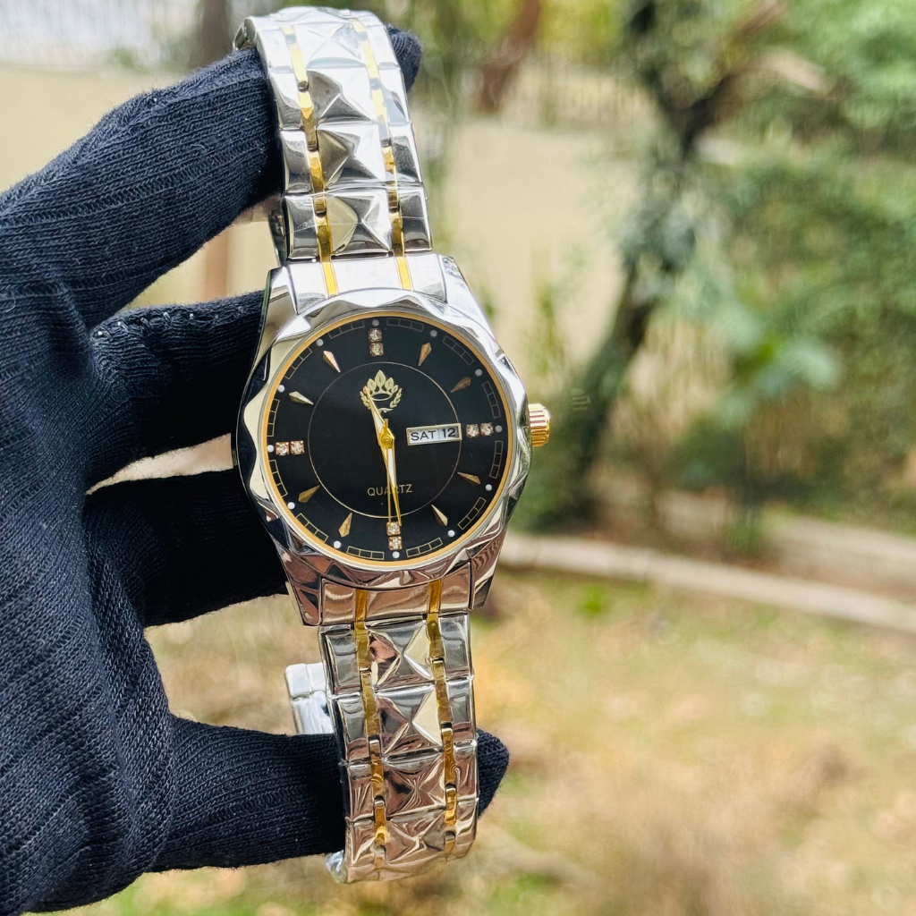 Luxury Crystel Design Watch Day & Date
